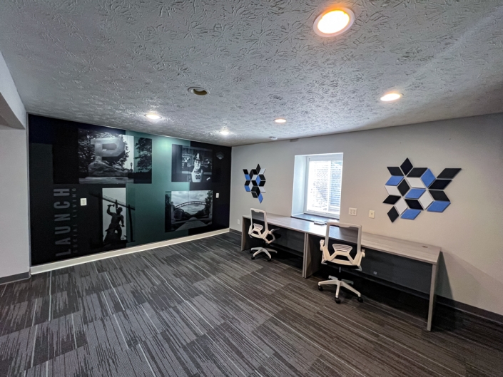 Computer room at Launch in West Lafayette, Indiana